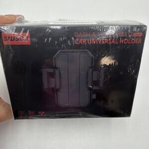 SUUSON 3-in-1 Car Phone Holder Mount, Dashboard & Vent, iPhone & Android